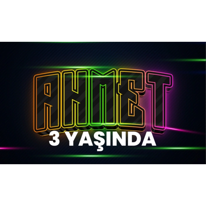 Gamer Temalı Doğum Günü Afişi - 100x150 Cm