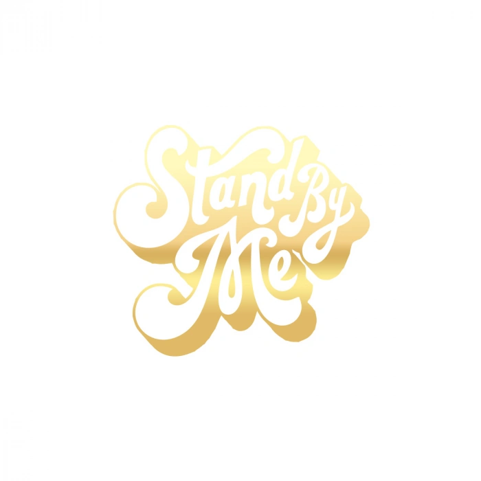 Stand By Me Sticker 17x17 Cm Gold