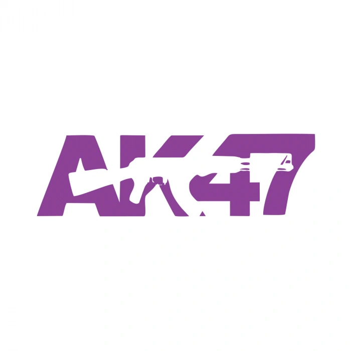 ak47 sticker 17x17 Cm Mor