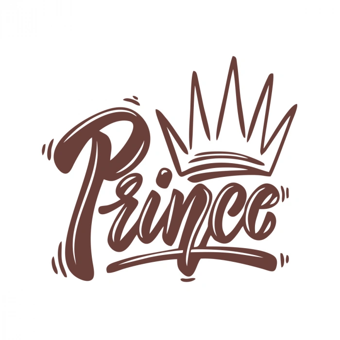 Prince Sticker 17x17 Cm Kahverengi