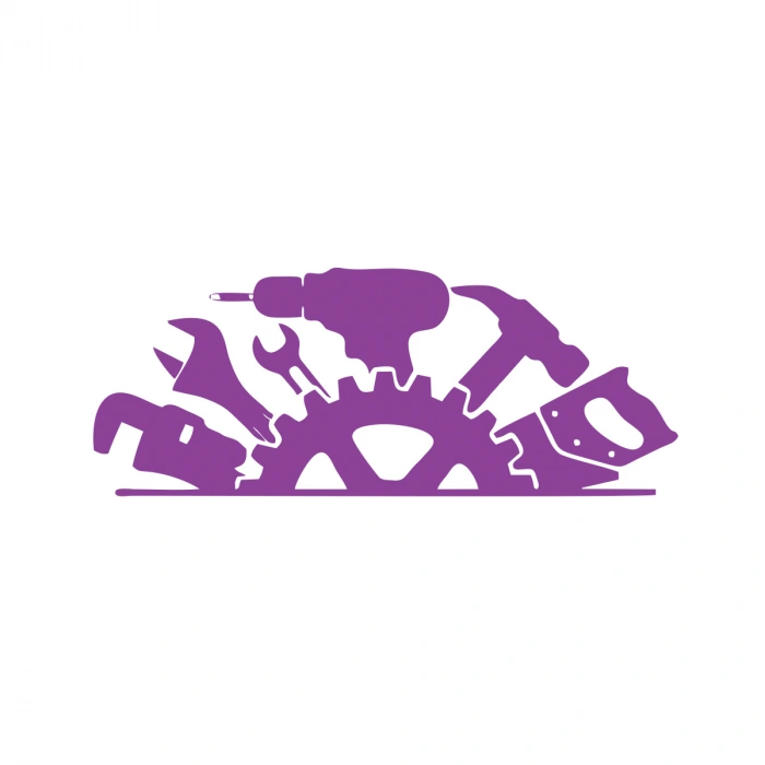 El Aletleri Sticler 17x17 Cm Mor