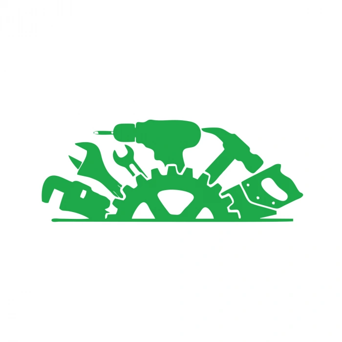 El Aletleri Sticler 17x17 Cm Yeşil