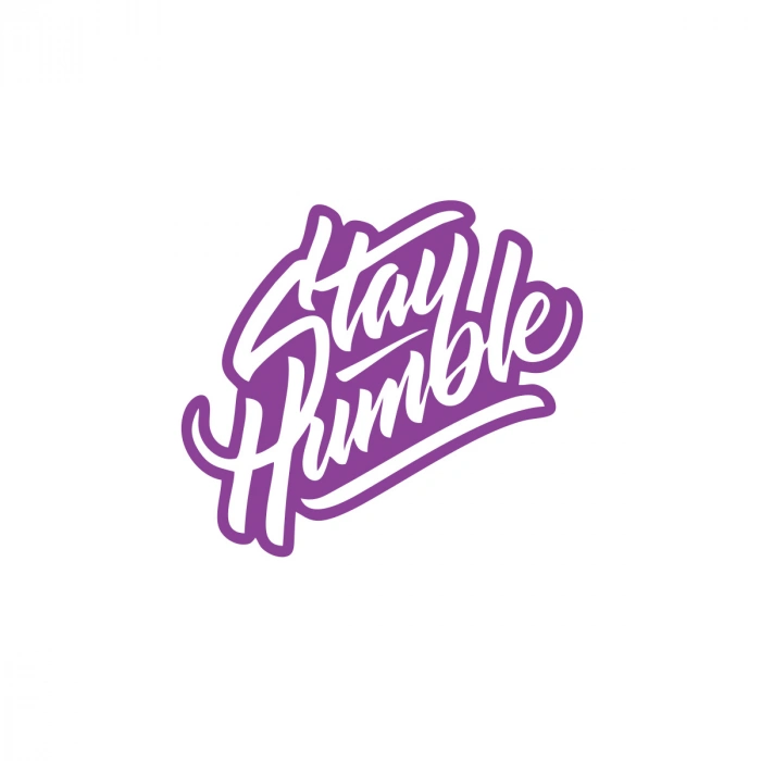 Stay Humble Sticker 17x17 Cm Mor