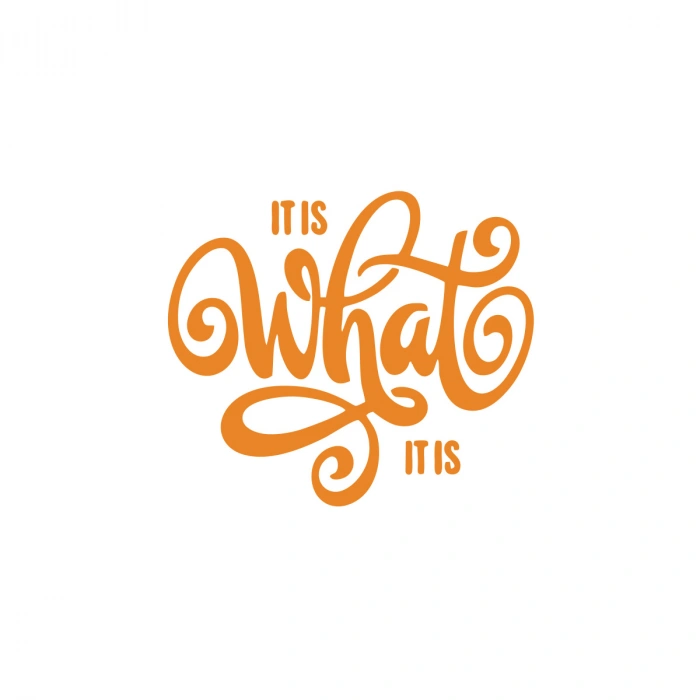 What is This Sticker 17x17 Cm Turuncu