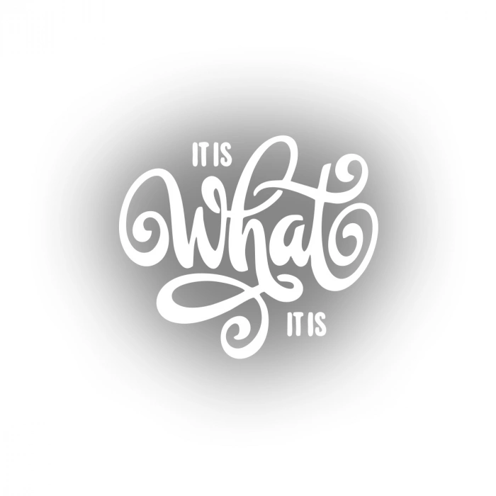 What is This Sticker 17x17 Cm Beyaz