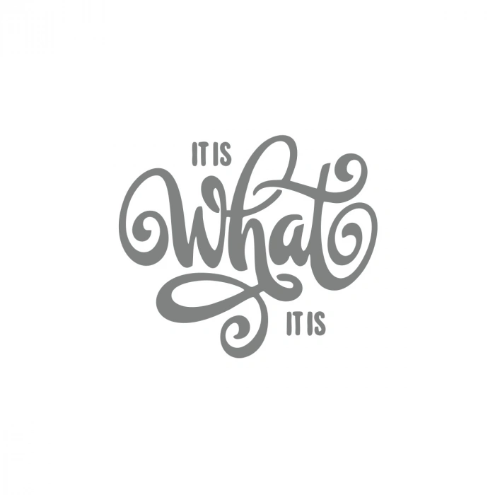 What is This Sticker 17x17 Cm Gri