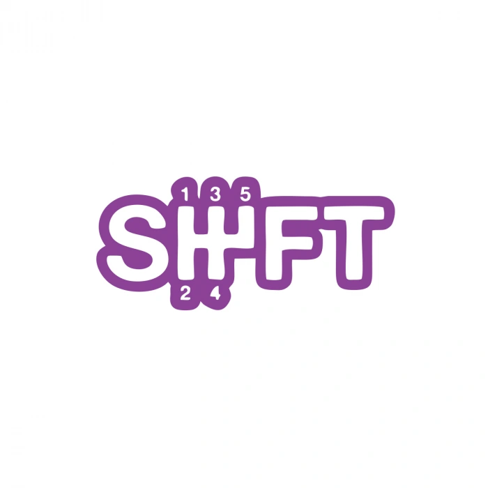 Shift Vites Sticker 17x17 Cm Mor