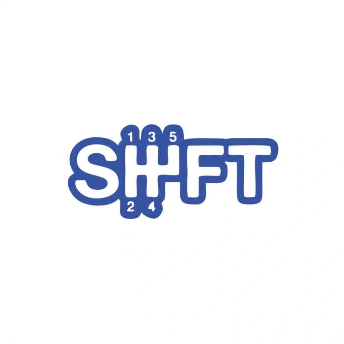 Shift Vites Sticker 17x17 Cm Mavi