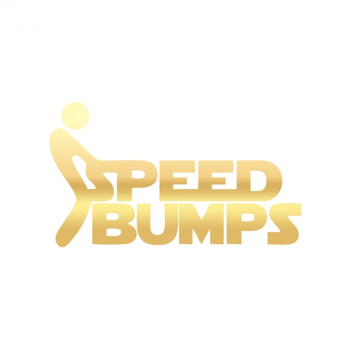 Sped Bummbs Sticker 17x17 Cm Gold