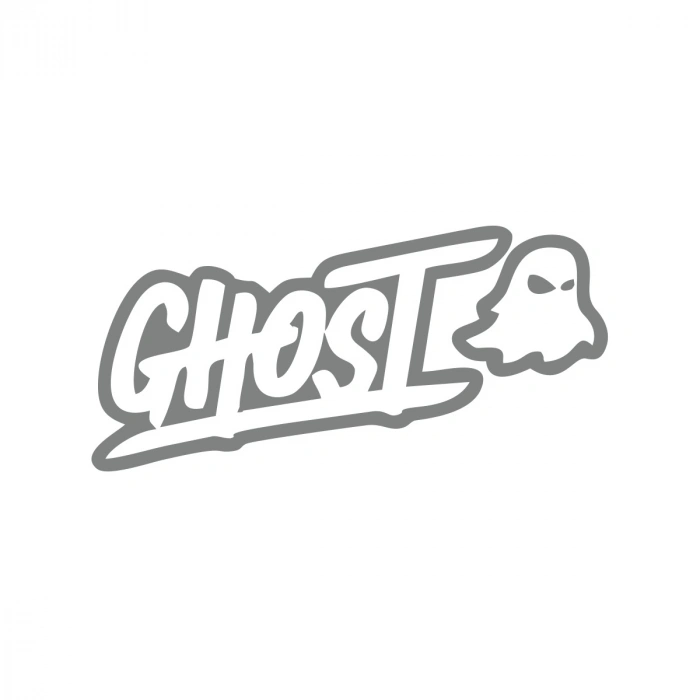 Ghost Hayalet Sticker 17x17 Cm Gri
