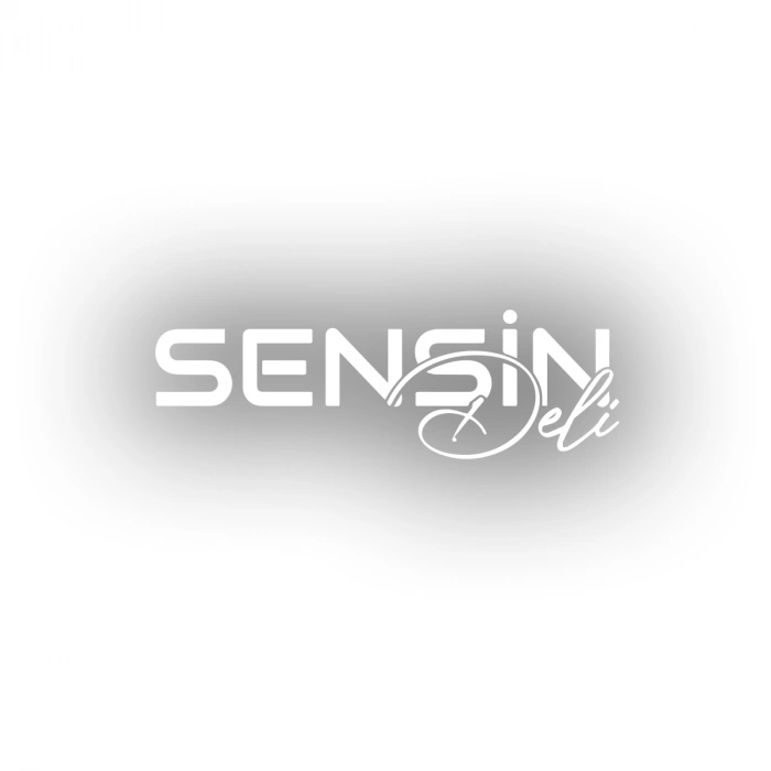 Sensin Deli Sticker 17x17 Cm Beyaz