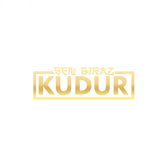 Sen Biraz Kudur Sticker 17x17 Cm Gold