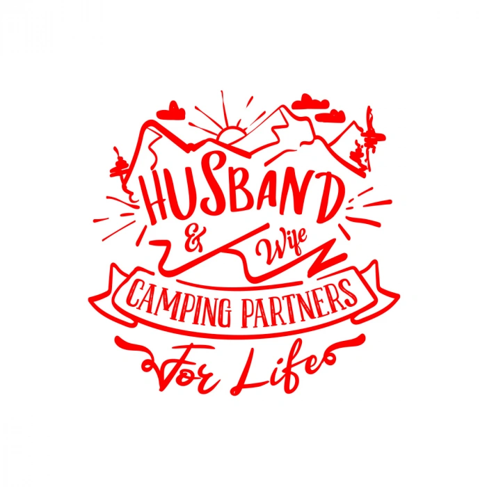 Husband Sticker 17x17 Cm Kırmızı