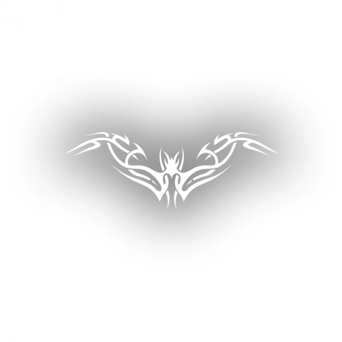 Tribal Sticker 17x17 Cm Beyaz