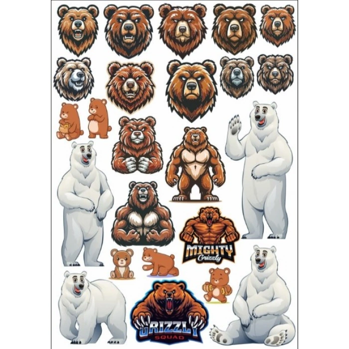 Ayı Sticker Set