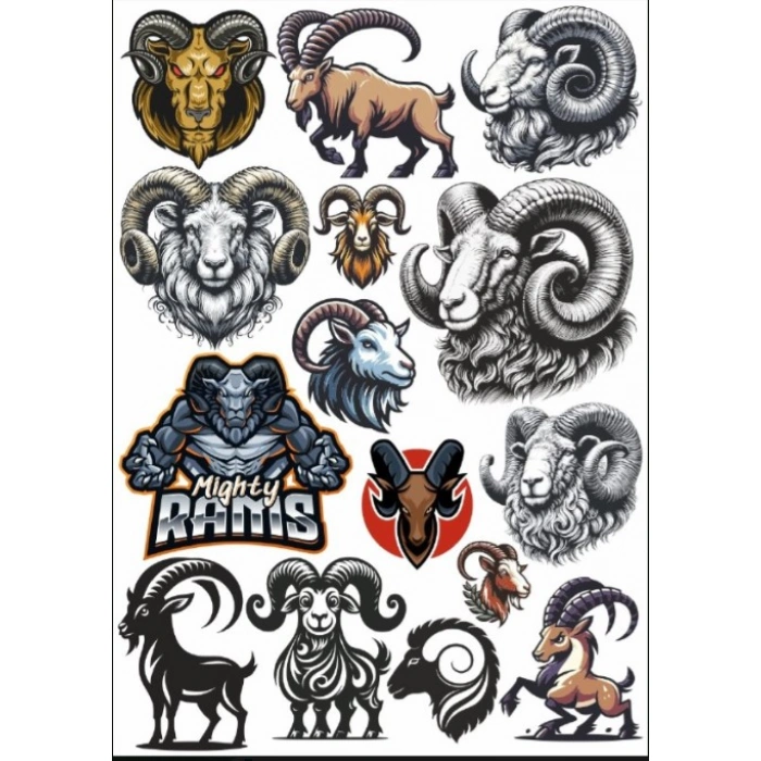 Keçi Sticker Set