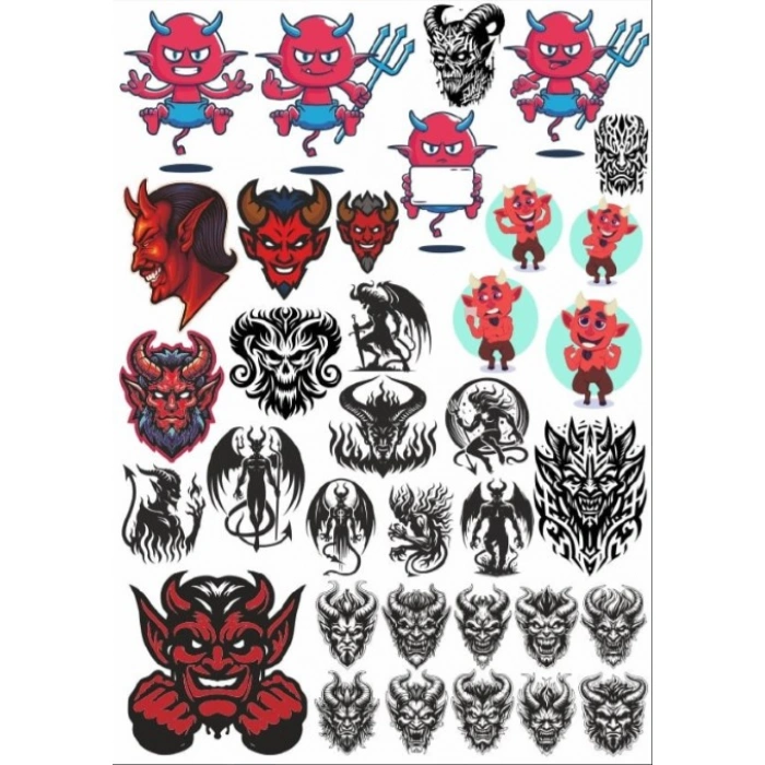 Şeytan Sticker Set