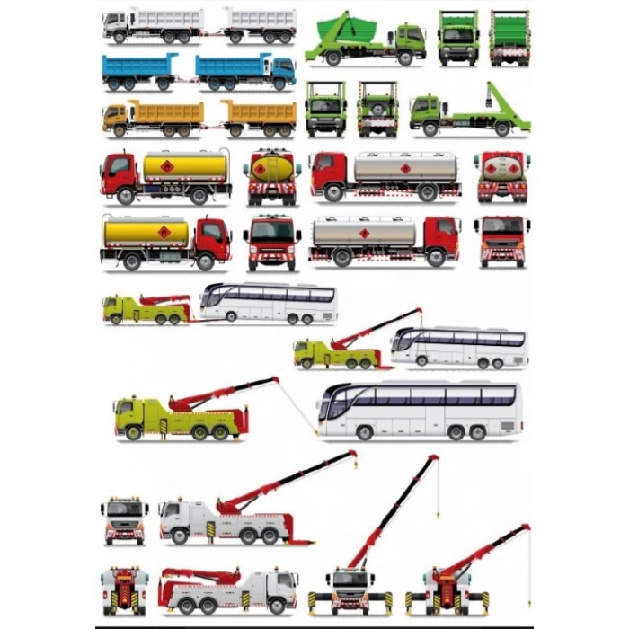 İş Makineleri Sticker SEt