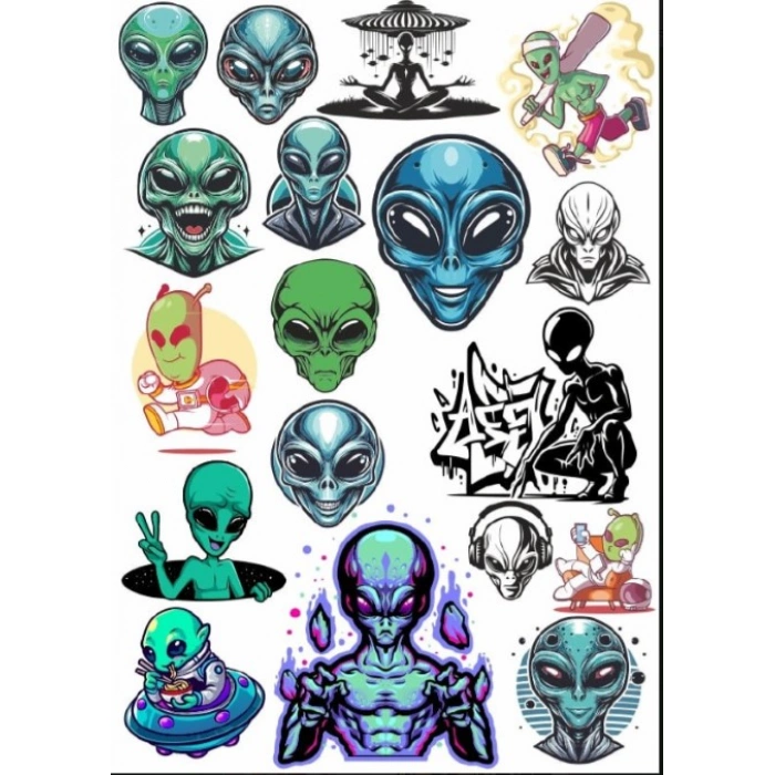 Uzay Sticker Set