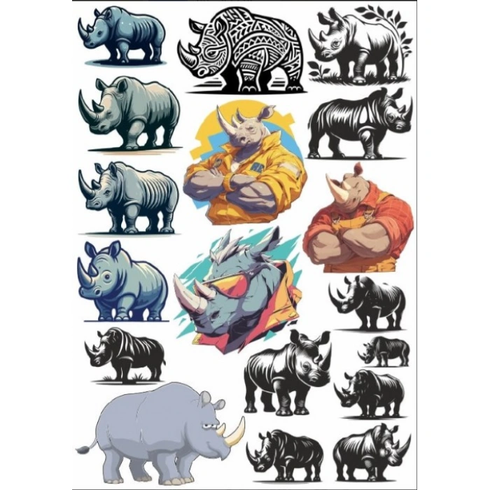 Deniz Aygırı Sticker Set