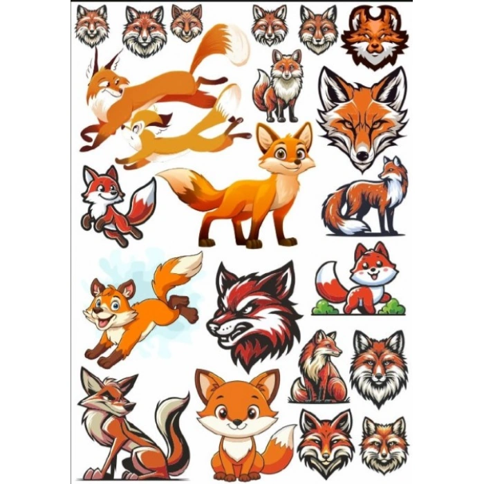 Tilki Sticker Set