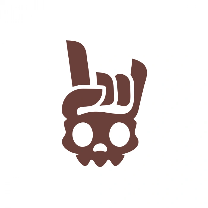 İsklet Rock Sticker 17x17 Cm Kahverengi