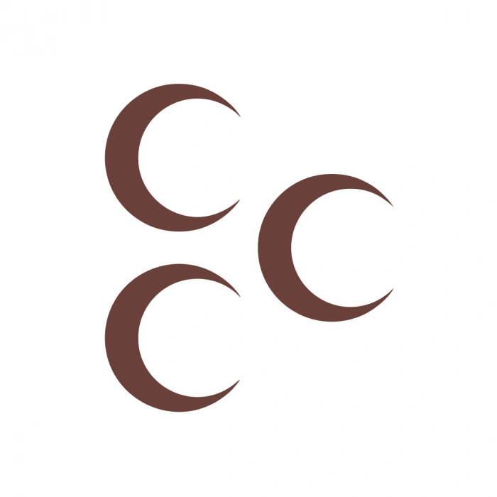 Üç Hilal Sticker 17x17 Cm Kahverengi