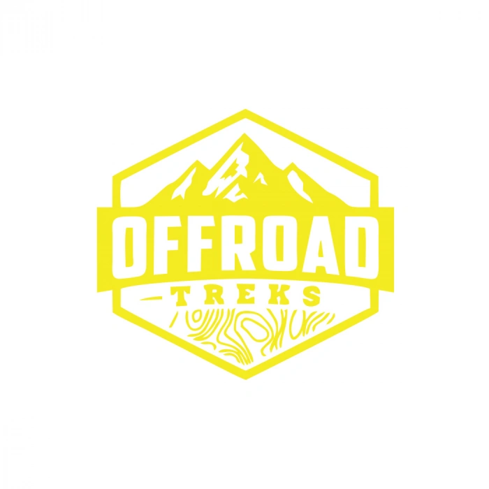 Offroad ve Dağ Sticker 17x17 Cm Sarı