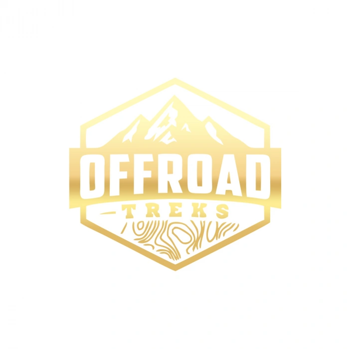 Offroad ve Dağ Sticker 17x17 Cm Gold