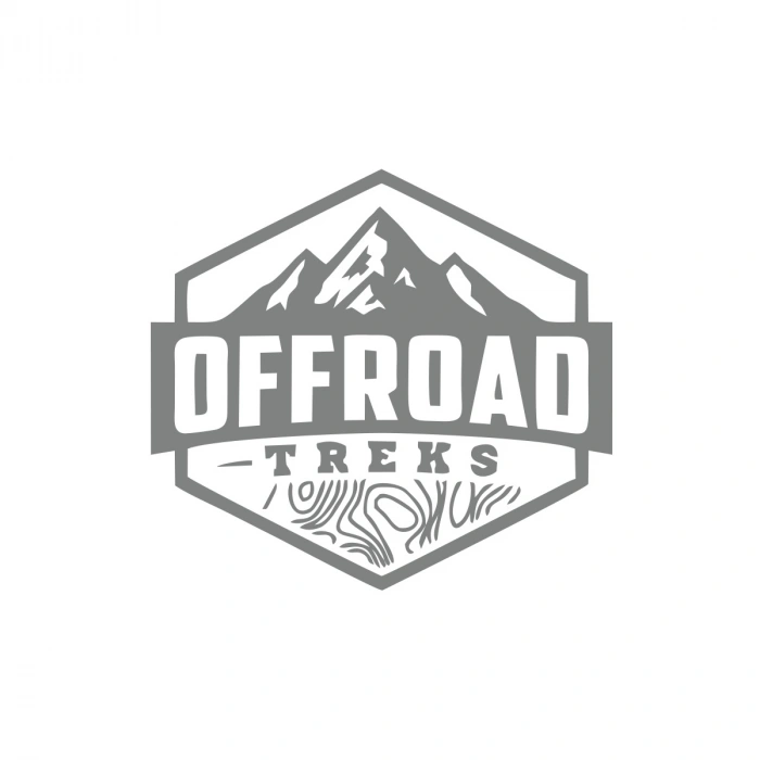 Offroad ve Dağ Sticker 17x17 Cm Gri