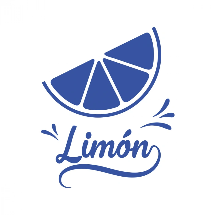 Limon Sticker 17x17 Cm Mavi