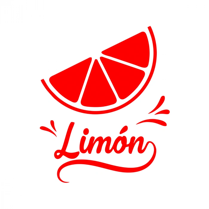 Limon Sticker 17x17 Cm Kırmızı