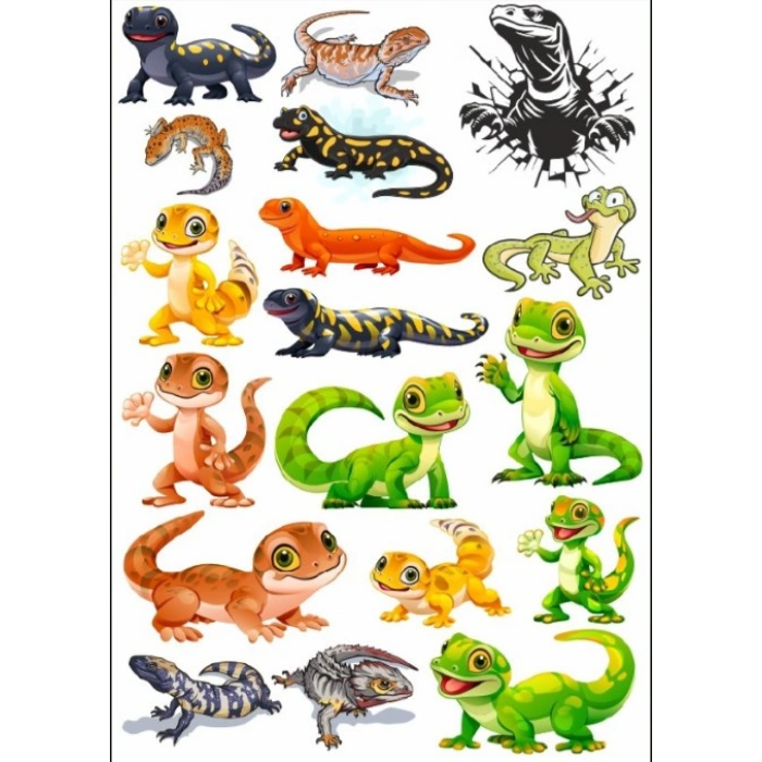 İguana Sticker Set