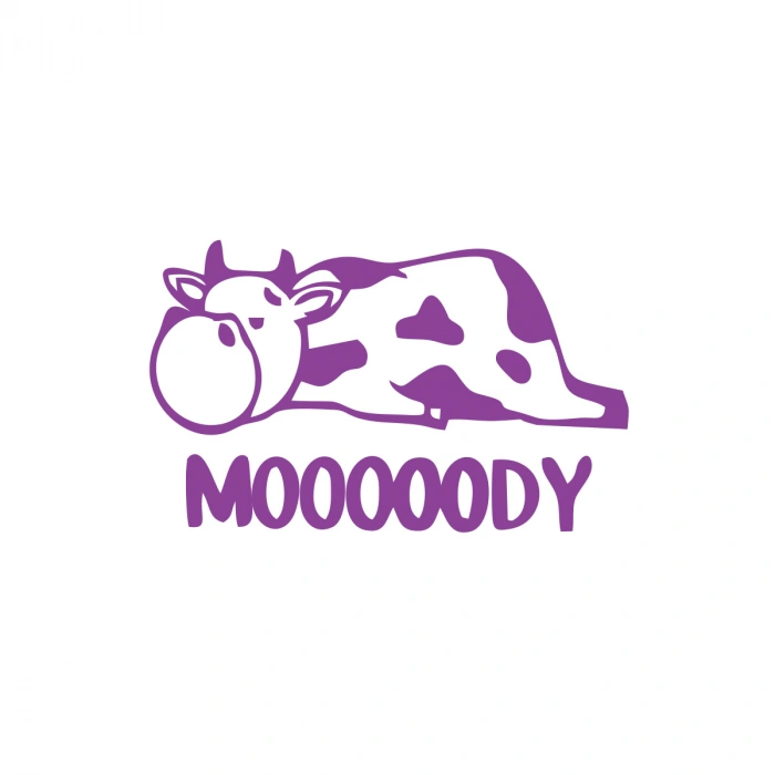 Moody Sticker 17x17 Cm Mor