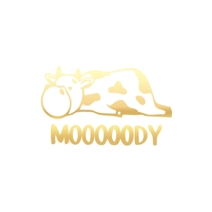 Moody Sticker 17x17 Cm Gold
