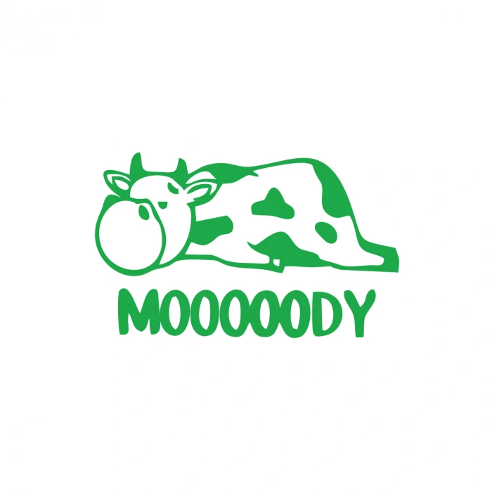 Moody Sticker 17x17 Cm Yeşil