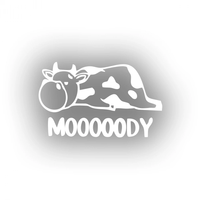 Moody Sticker 17x17 Cm Beyaz