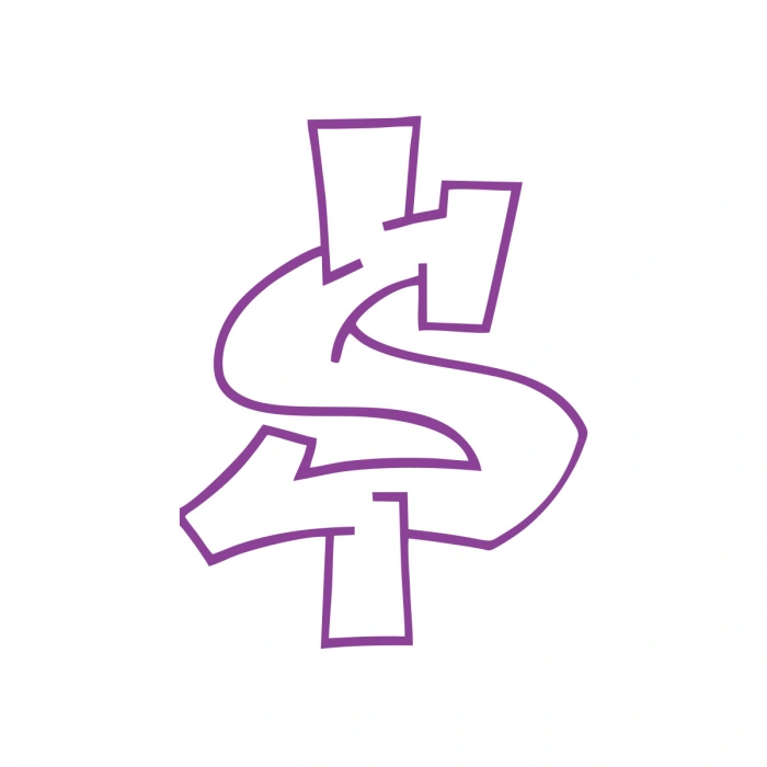 Dolar Sticker 17x17 Cm Mor