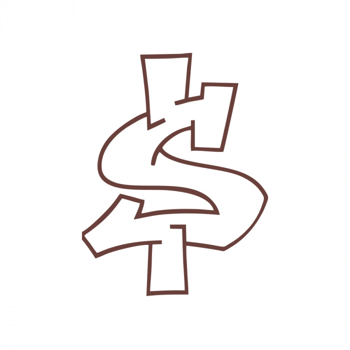 Dolar Sticker 17x17 Cm Kahverengi