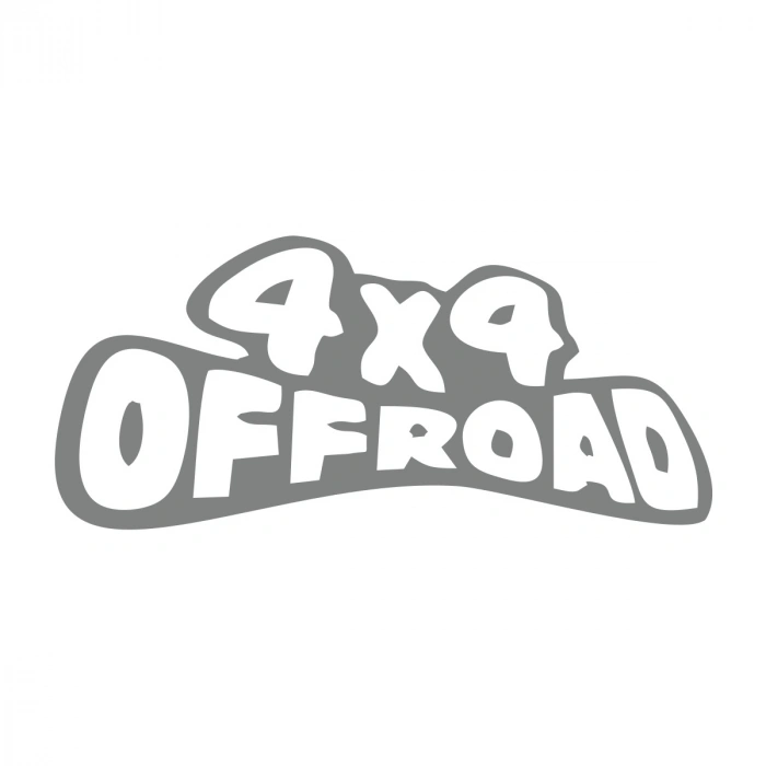 4x4 Off Road Sticker 17x17 Cm Gri