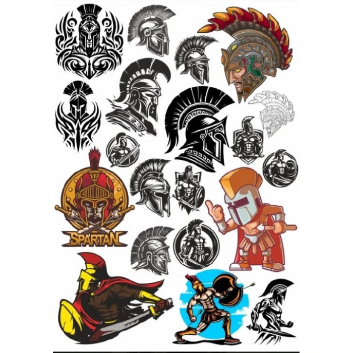 Spartalı Sticker Set