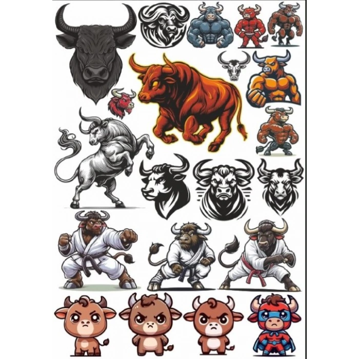 Boğa Sticker Set