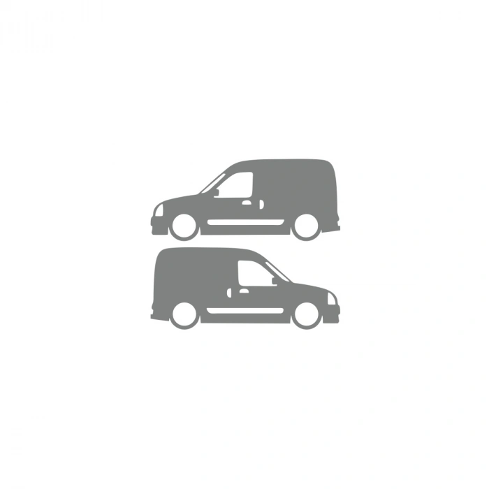 Basık Renault Kangoo Sticker 17x17 Cm Gri