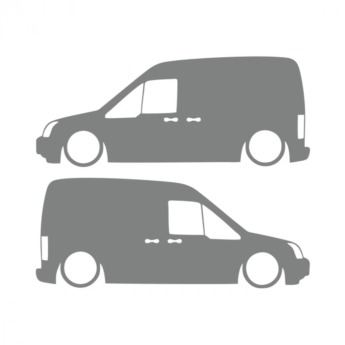 Basık Ford Connect Sticker 17x17 Cm Gri