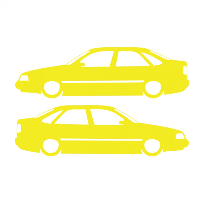 Basık Tempra Sticker 17x17 Cm Sarı