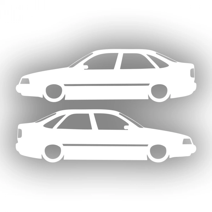 Basık Tempra Sticker 17x17 Cm Beyaz