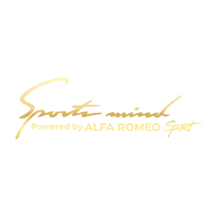 Sports Mind Alfa Romeo Sports Sticker 17x17 Cm Gold
