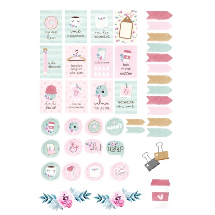Pembe Planner Sticker Set