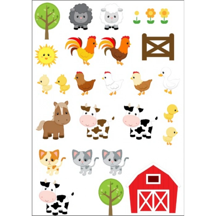 Çiftlik Sticker Set