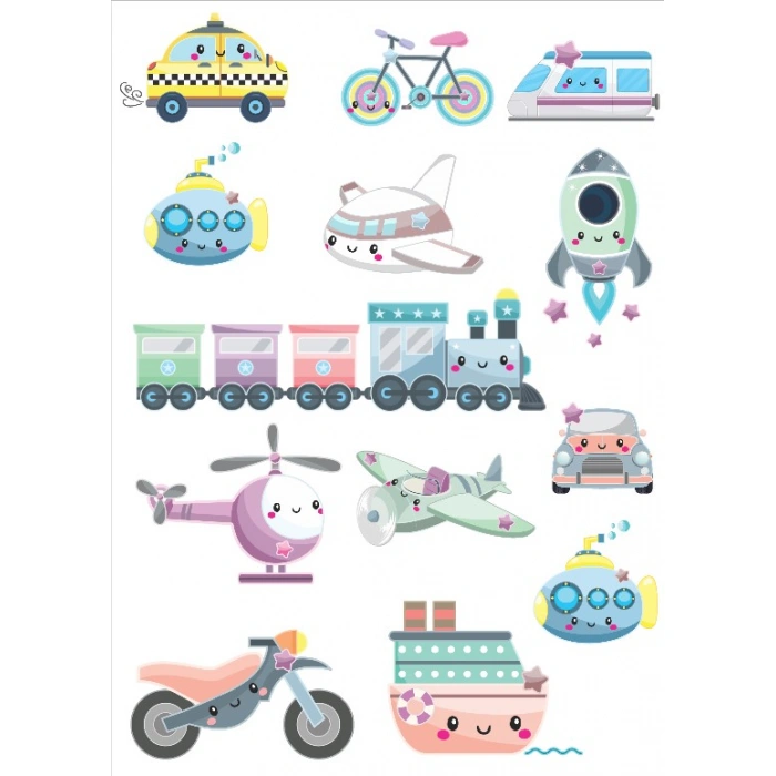 Araçlar Sticker Set